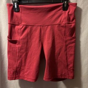 GAP Women's Red Bike Shorts